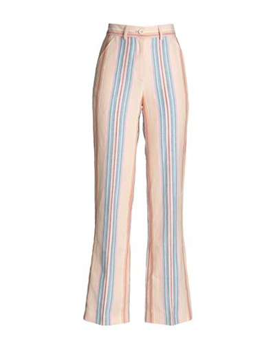 See By Chloé Woman Pants Light Pink Size 8 Cotton, Linen In Pink