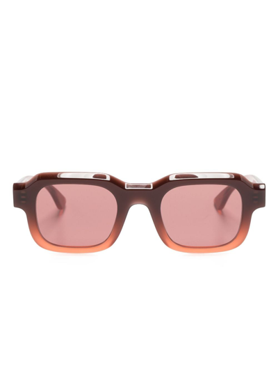Shop Thierry Lasry Vendetty Ombré-effect Sunglasses In Brown