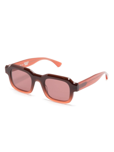 Shop Thierry Lasry Vendetty Ombré-effect Sunglasses In Brown