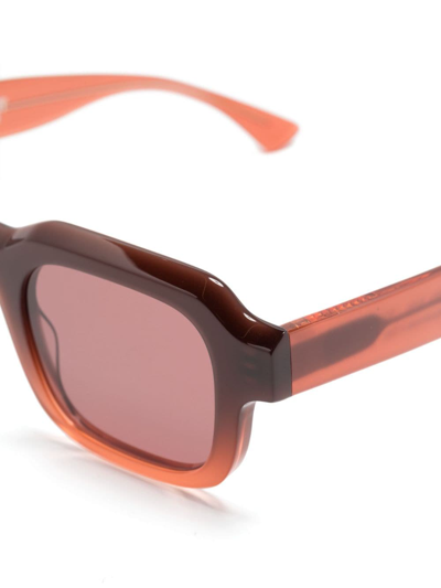 Shop Thierry Lasry Vendetty Ombré-effect Sunglasses In Brown