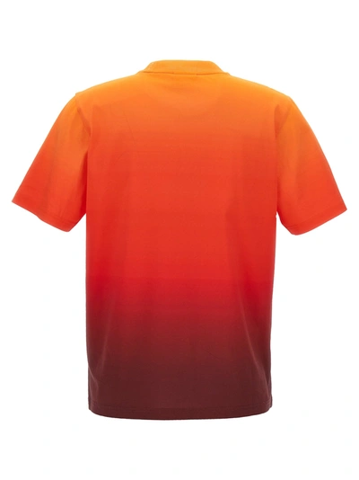 Shop Courrèges Gradient Sunset T-shirt Multicolor