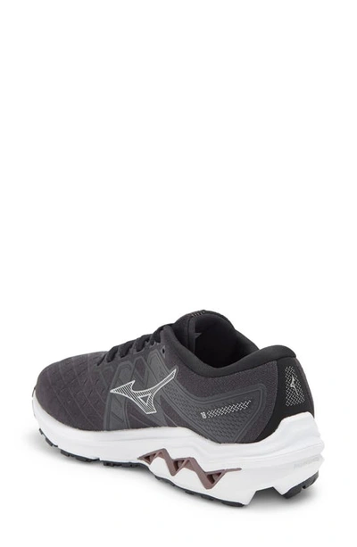 Shop Mizuno Wave Inspire 18 Running Shoe In Black/ Silver