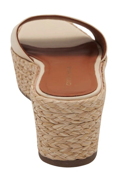 Shop Andre Assous Sienna Platform Slide Sandal In Beige