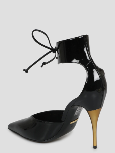 Shop Gucci High Heel Patent Pump In Black