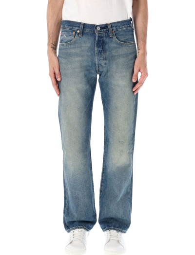 Shop Levi's 501 Jeans In Medium Blue