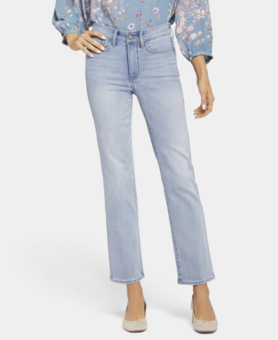 Shop Nydj Women's High Straight Jeans In Afterglow
