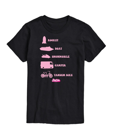Shop Airwaves Men's Barbie The Movie Short Sleeve T-shirt In Black