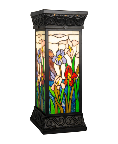 Shop Dale Tiffany Iris Column Accent Lamp In Multi