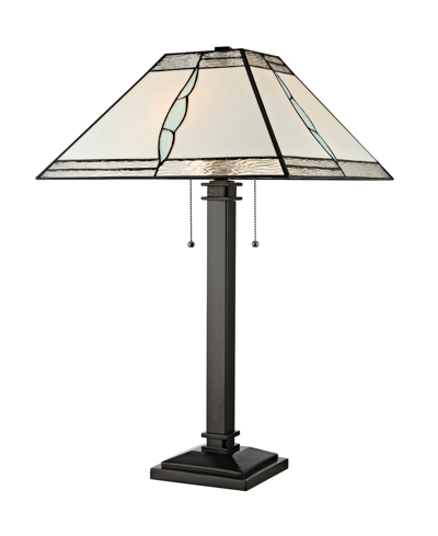 Dale Tiffany Parkdale Table Lamp In Gray