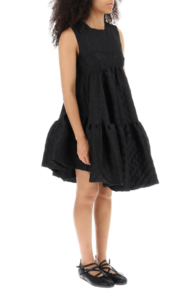 Shop Cecilie Bahnsen 'divya Louise' Short Balloon Dress In Black