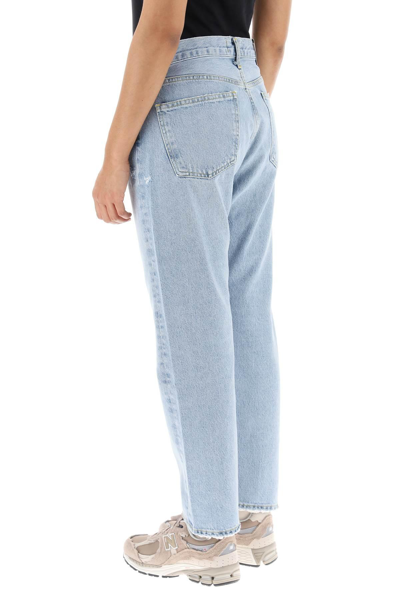 Shop Agolde 'parker' Jeans With Light Wash In Light Blue