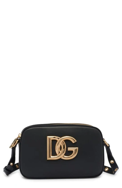 DG Leather Camera Bag in White - Dolce Gabbana