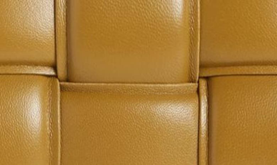 Shop Bottega Veneta Padded Cassette Bag In Acorn Gold