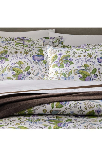 Matouk Pomegranate Quilted Linen Pillow Sham In Lilac
