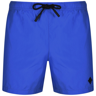 Shop Marcelo Burlon County Of Milan Marcelo Burlon Cross Swim Shorts Blue