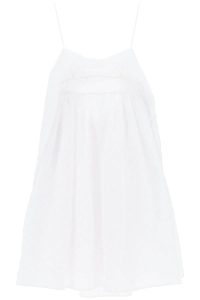 Shop Cecilie Bahnsen 'susu' Matlasse Dress In White