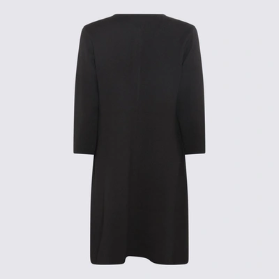 Shop Fabiana Filippi Black Virgin Wool Dress