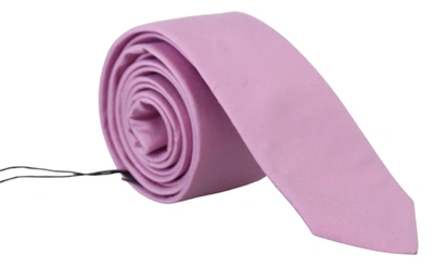 Shop Daniele Alessandrini Pink Classic Men Neckmen's Accessory Silk Men's Tie