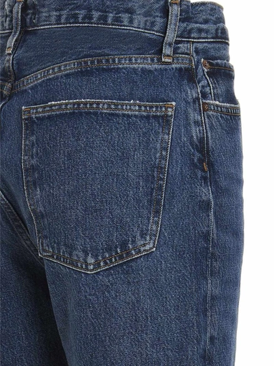 Shop Agolde Jeans '90's Pinch Waist Straight In Range' In Blue