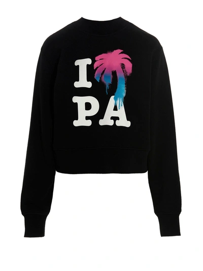 Shop Palm Angels 'i Love Pa' Sweatshirt