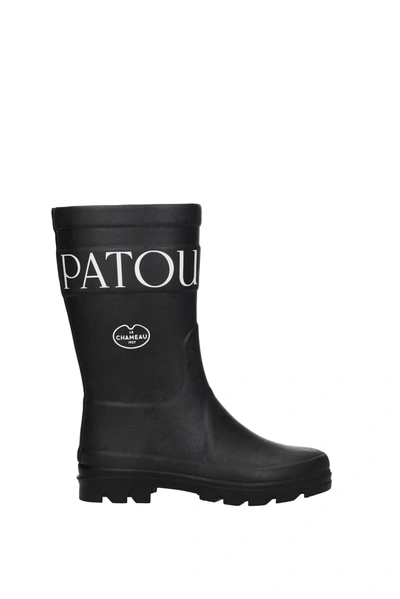 Shop Patou Ankle Boots Rubber Black