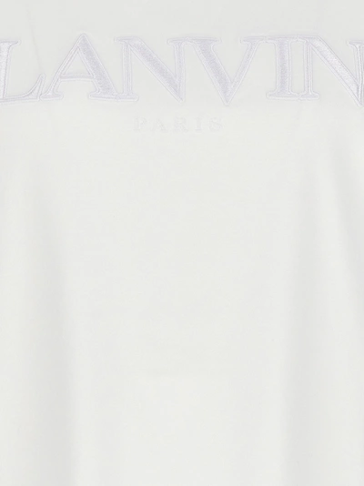 Shop Lanvin Classic  Paris T-shirt White