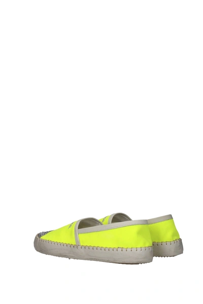 Shop Philippe Model Espadrilles Marseille Fabric Yellow Fluo Yellow