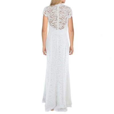 Shop Eliza J Womens Lace V-neck Evening Dress In Multi