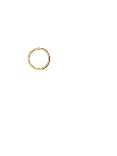 Shop Maison Margiela Logo Ring Jewelry Gold