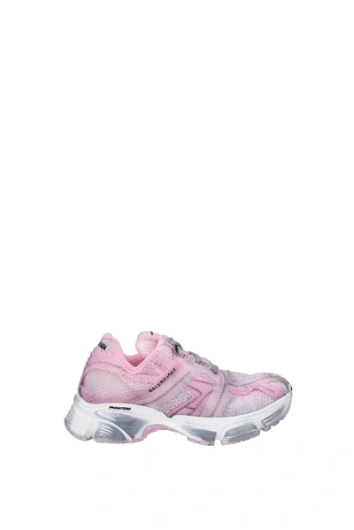 Shop Balenciaga Sneakers Phantom Fabric Pink White