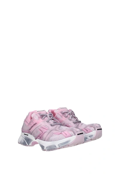Shop Balenciaga Sneakers Phantom Fabric Pink White