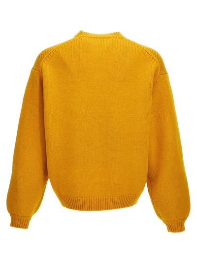 Shop Kenzo Tricolor  Paris Sweater, Cardigans Yellow