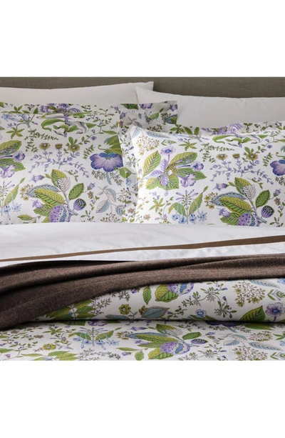 Matouk Pomegranate Quilted Linen Pillow Sham In Lilac