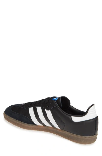 Adidas Originals Samba Og Logo-print Leather Low-top Trainers In Black