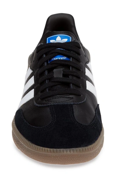 Adidas Originals Samba Og Logo-print Leather Low-top Trainers In Black