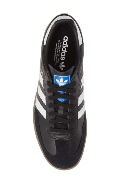 Adidas Originals Samba Og Logo-print Leather Low-top Trainers In Black
