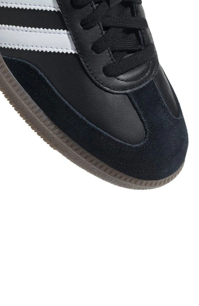Adidas Originals Samba Og Logo-print Leather Low-top Trainers In Black