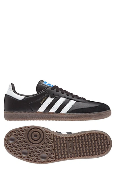 Adidas Originals Samba Og Logo-print Leather Low-top Trainers In Black