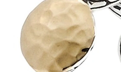John Hardy Palu Gold & Silver Round Disc Ring In Silver/ Gold