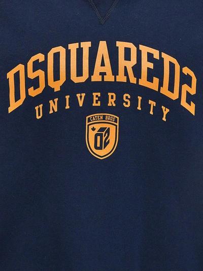 Shop Dsquared2 Cool Fit Hoodie In Blue