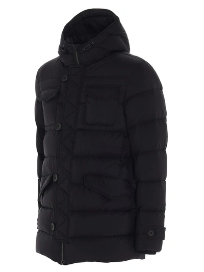 Shop Herno 'l'eskimo' Down Jacket In Black