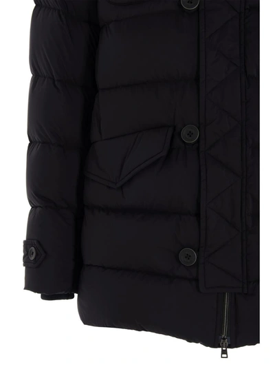Shop Herno 'l'eskimo' Down Jacket In Black