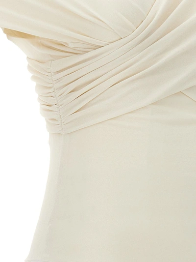 Shop Khaite 'rafael' Bodysuit In White