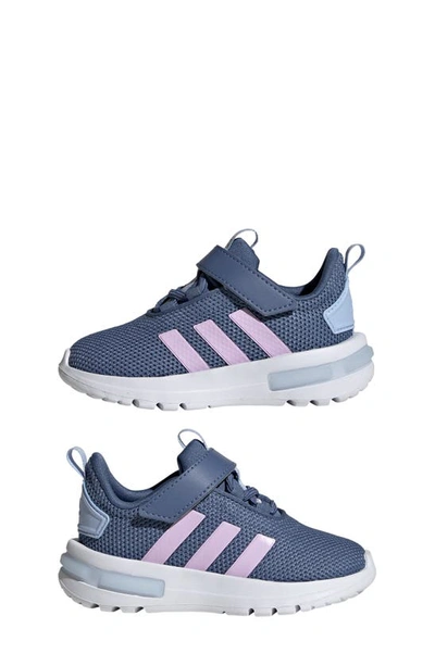 Shop Adidas Originals Kids' Tr'23 Running Sneaker In Crew Blue/ Bliss Lilac