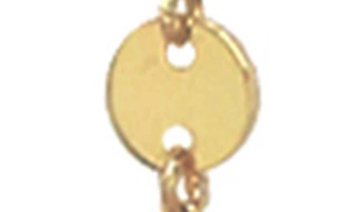 Shop Ettika Disc Station Chain Y-necklace In Gold