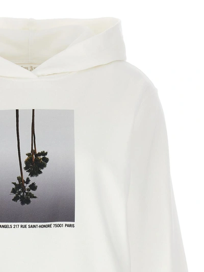 Shop Palm Angels Mirage Hoodie In White