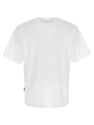 Shop Palm Angels Pa Monogram T-shirt In White/black