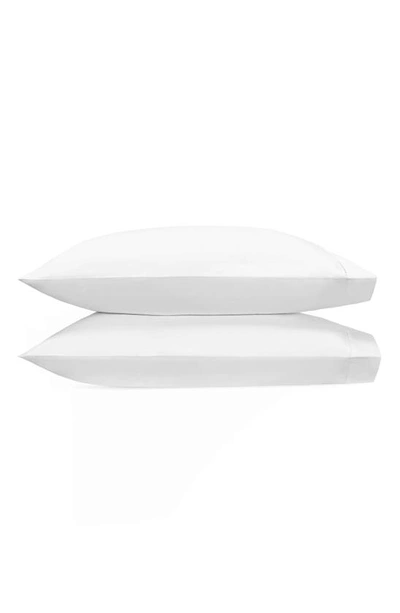 Shop Matouk Set Of 2 Roman Hemstitch Linen Pillowcases In White