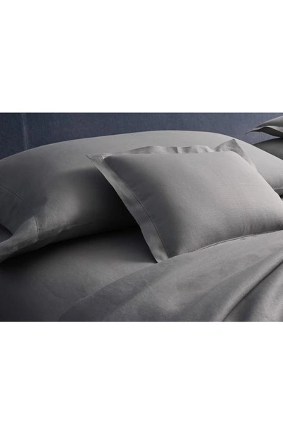 Matouk Set Of 2 Roman Hemstitch Linen Pillowcases In White