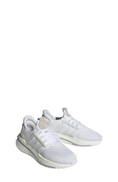 Shop Adidas Originals Kids' X Plrboost Running Sneaker In White/ Crystal White/ White